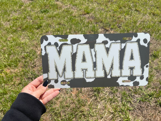 Mama Cow License Plate