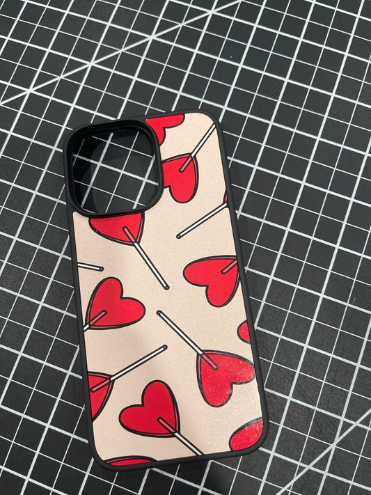 Heart lollipop iPhone case